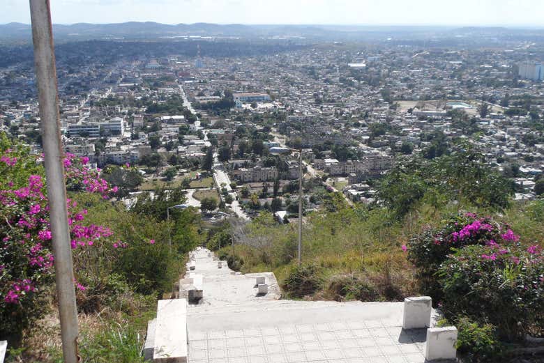 Subiendo a la Loma de la Cruz