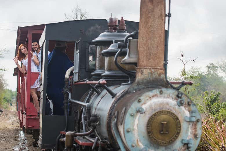 Una locomotora antigua