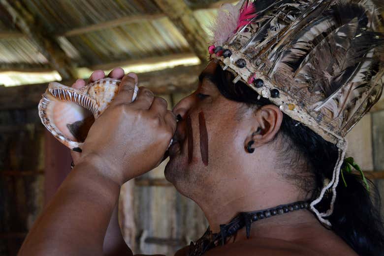 Witness a Taino ceremony