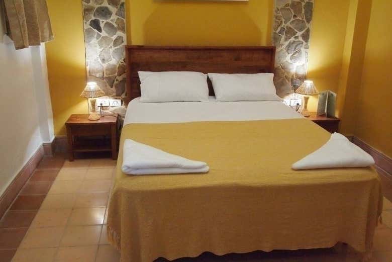 Double room in a guesthouse