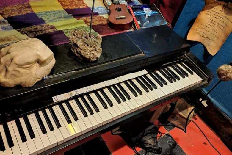 Una de las paradas del tour de arte contemporáneo en La Habana