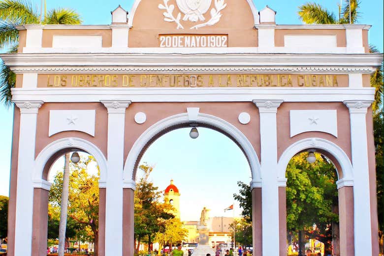 Arriving at Cienfuegos