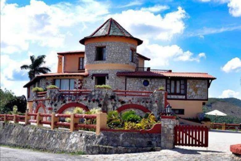 Vista do castelo das núvens