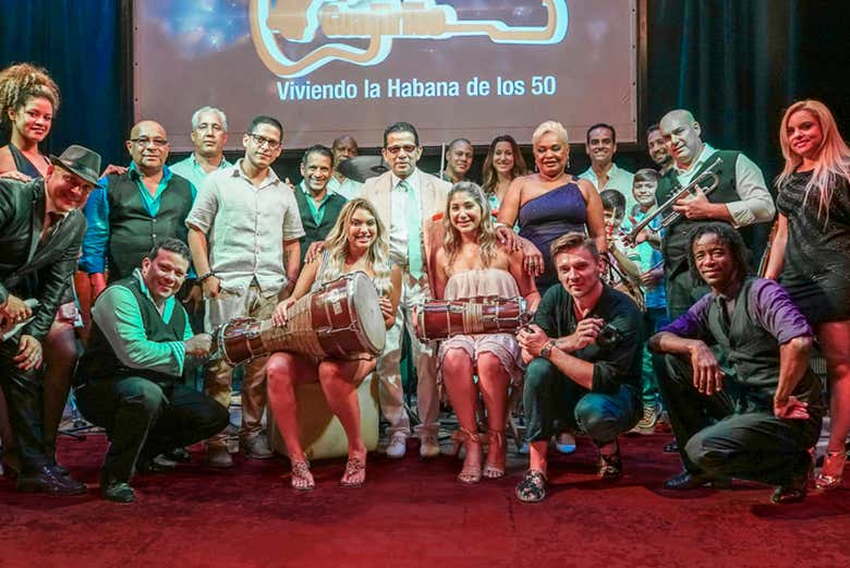 Musicians at the Legendarios del Guajirito