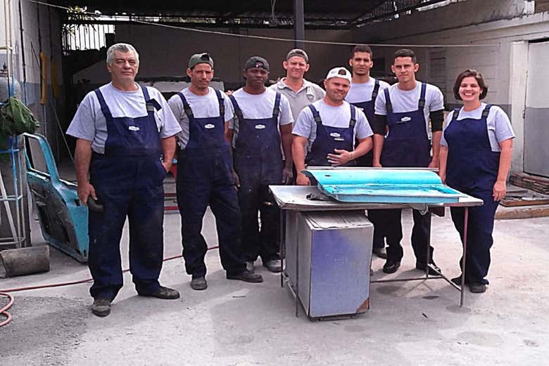 Mecánicos del taller