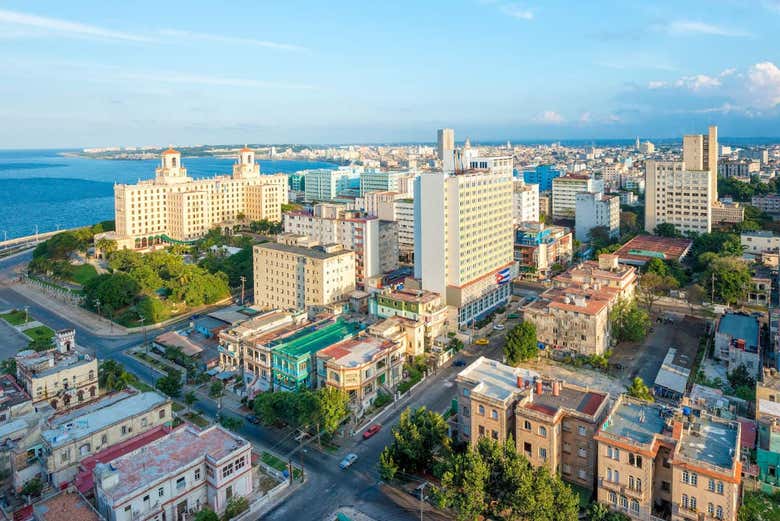 Barrio de Vedado, en La Habana