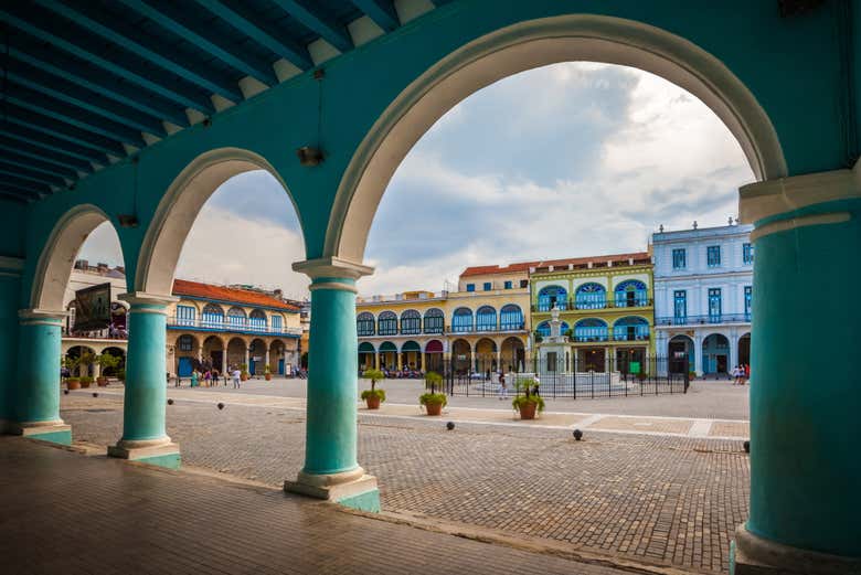 Plaza vieja de La Habana