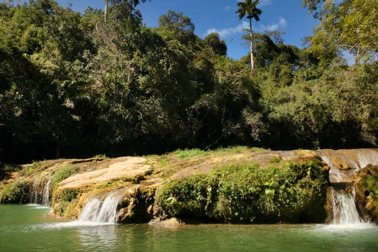 The San Juan river in Las Terrazas