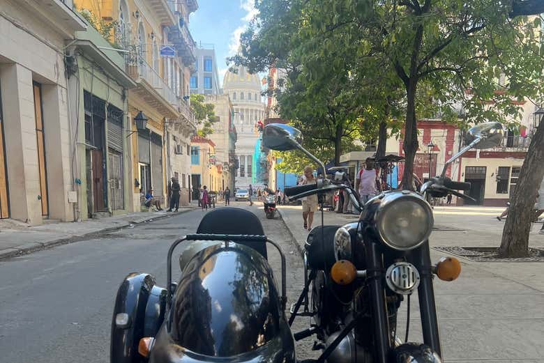 Con el Capitolio de fondo