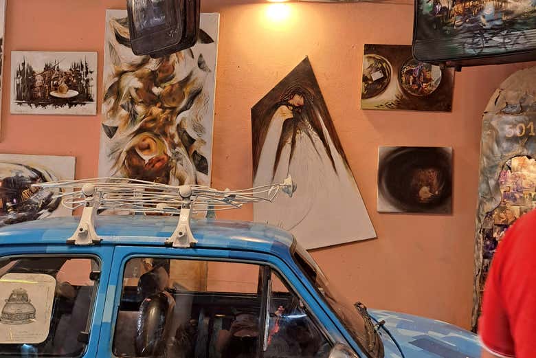 Arte callejero en La Habana