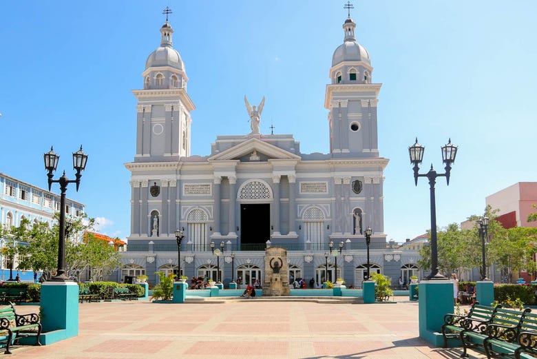 Admire the Cathedral of Santiago de Cuba