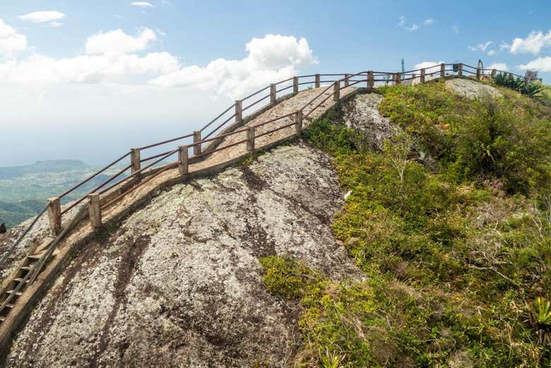 Scalinata che conduce alla Gran Piedra