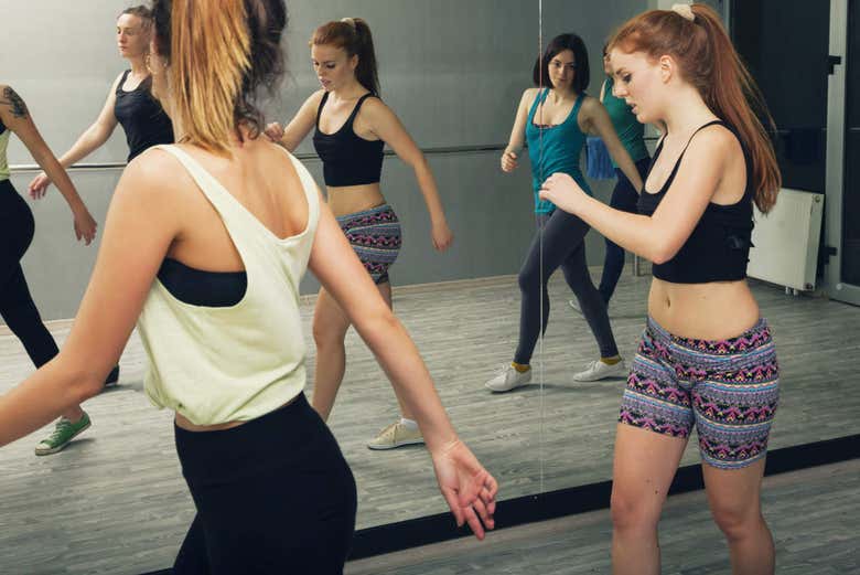 Aprendiendo a bailar salsa