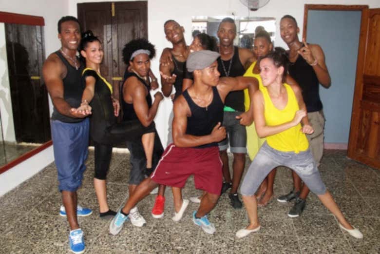 Clase de baile en Trinidad