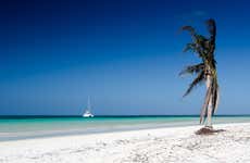 Excursão privada a Cayo Blanco de catamarã