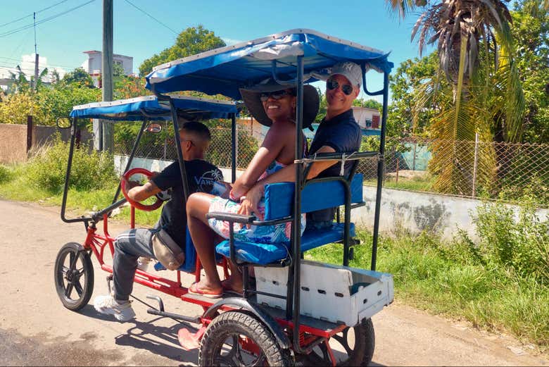Vous ferez une balade en vélo-taxi