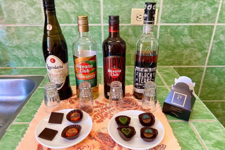 Dégustation de rhum et chocolat cubains