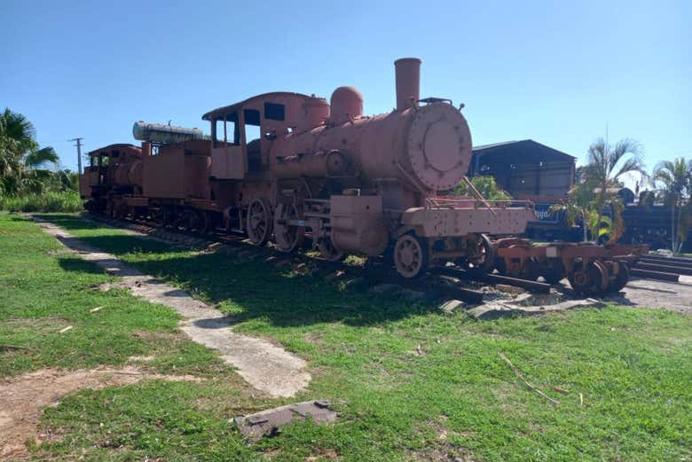 L'une des locomotives du Musée du sucre