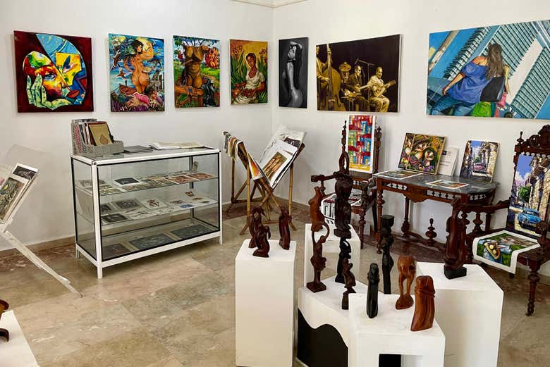 Visit a local art gallery