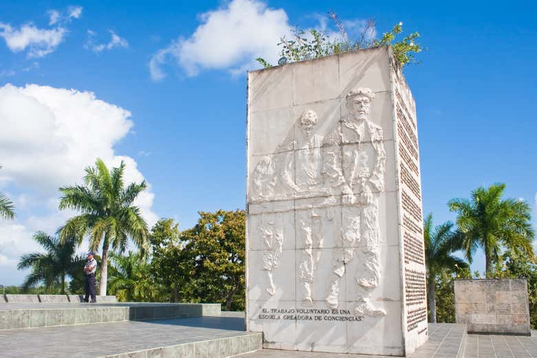 Sculpture en hommage au Che Guevara