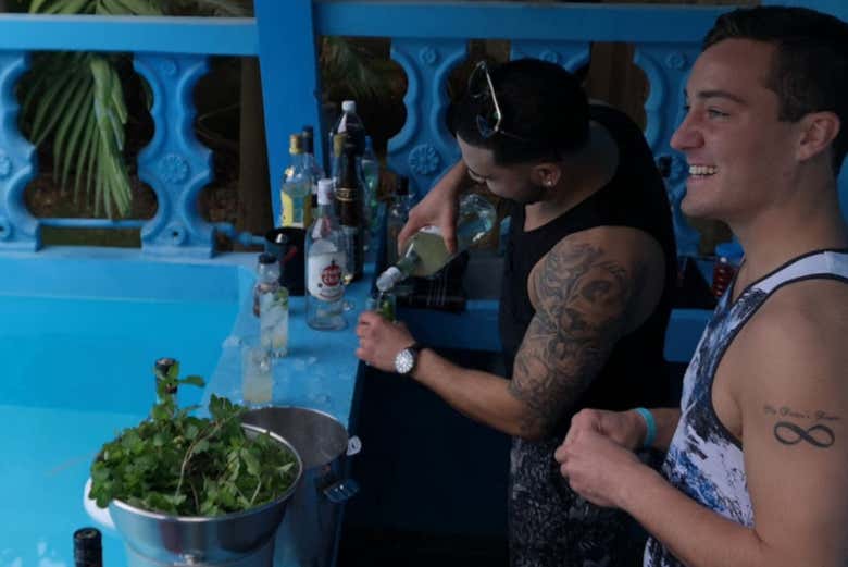 Preparing tasty mojitos