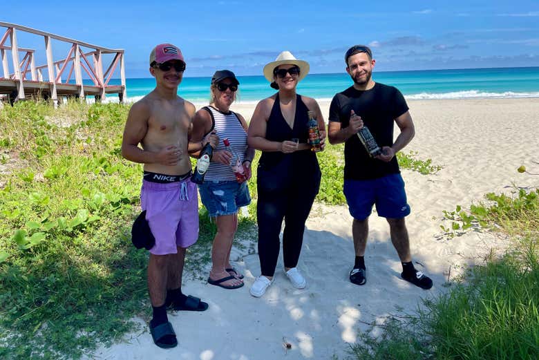 Taste delicious Cuban rum