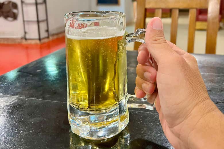 Sample artisanal beer