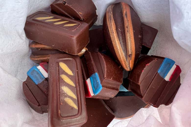 Bombones de chocolate cubano 