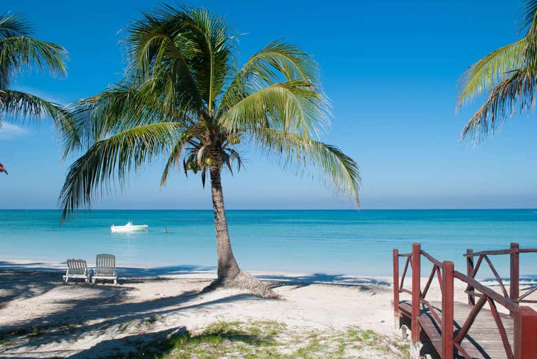 Agua cristalina en Cayo Jutías