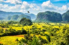 Trilha ao entardecer pelo Valle del Silencio