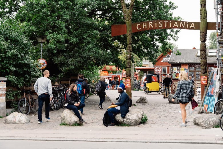 Entrada da Cidade Livre de Christiania