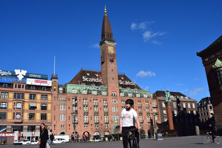 Paseando en bicicleta por Copenhague