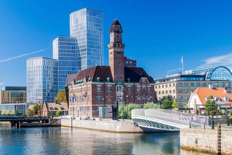 Panorámica del puerto de Malmö