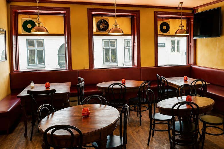 Interior de un pub