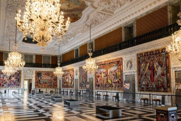 The interior of Christiansborg Palace