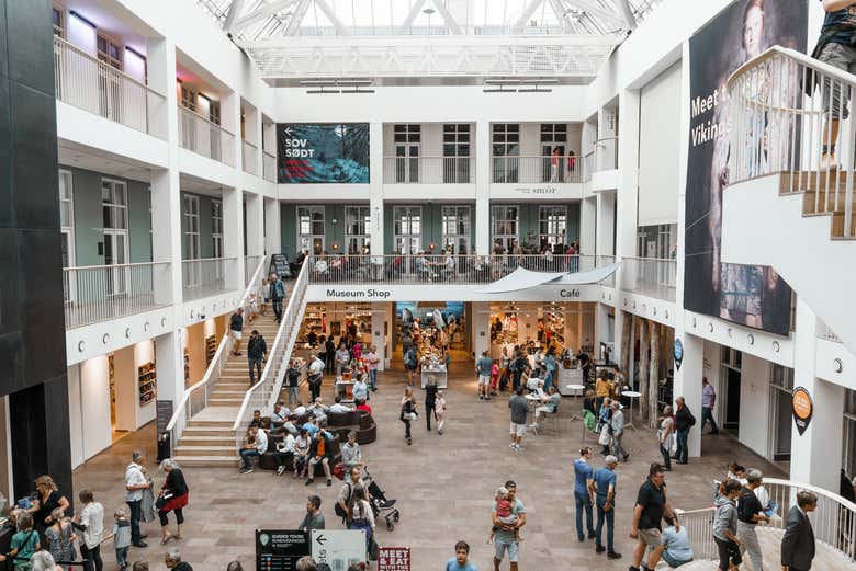 Entrada del Museo Nacional de Dinamarca