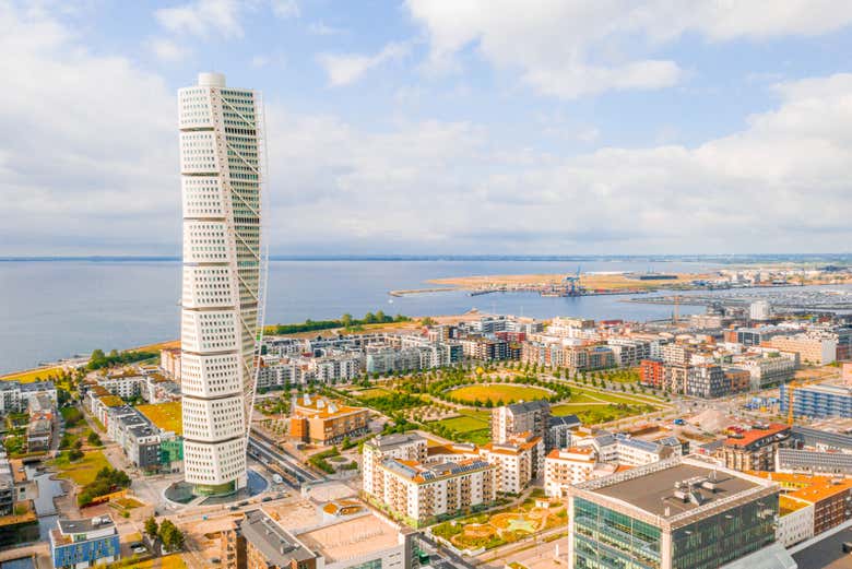 Panoramica del Turning Torso