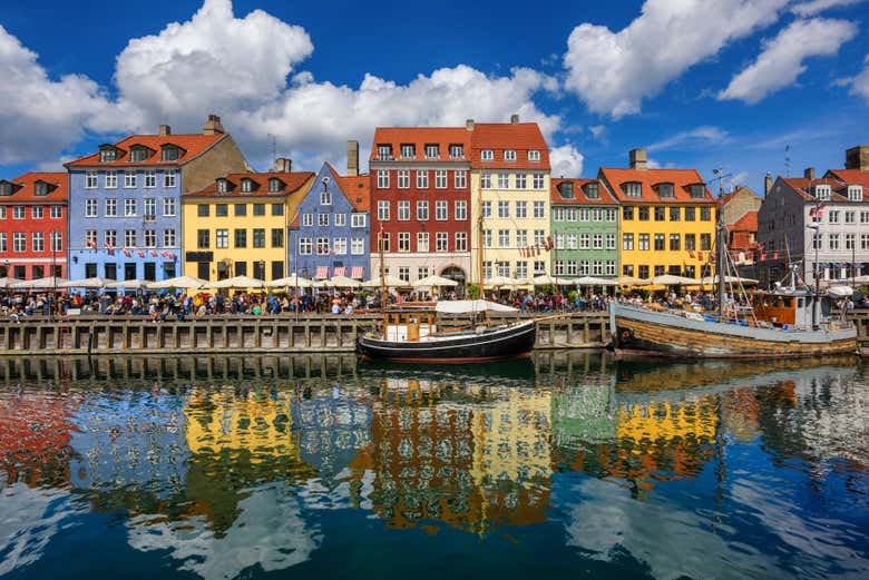 Il Porto di Nyhavn a Copenhagen