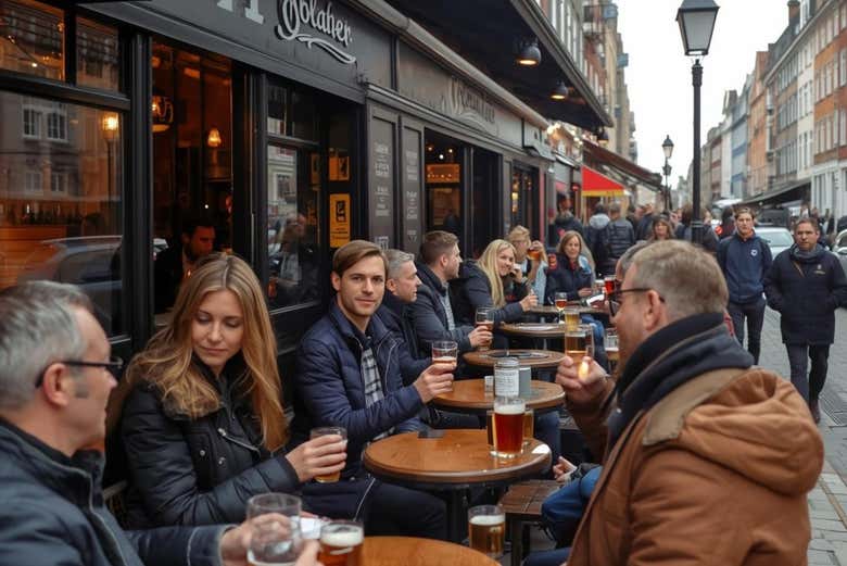 Durante una degustazione di birra