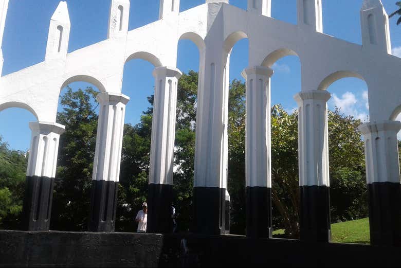 Detalles del Morne Bruce Cross