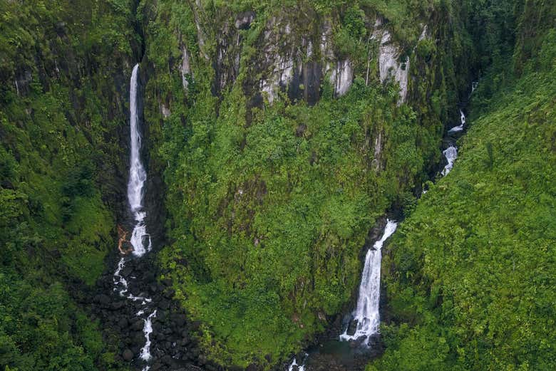 Vue sur les Cascades de Trafalgar