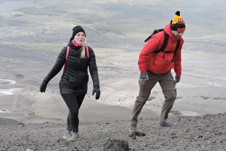 Salendo sul Cotopaxi