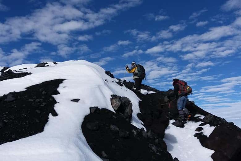 Caminando por el volcán Tungurahua