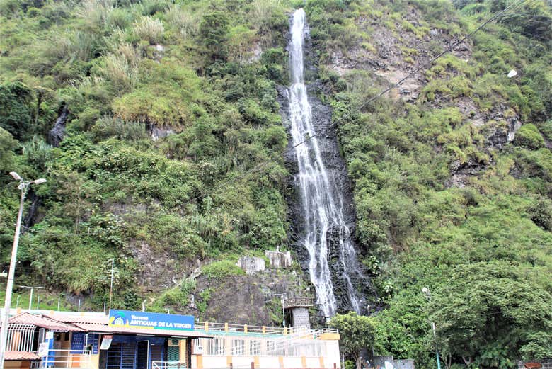 The Cabellera de la Virgen waterfall