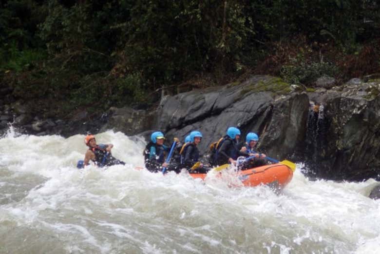 Rafting sul fiume di Baños de Agua Santa