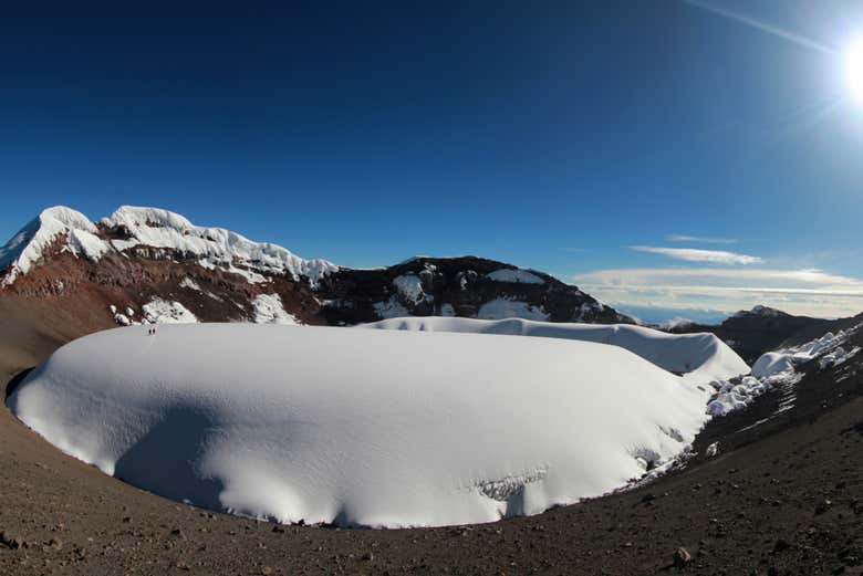 Glaciar del volcán Cotopaxi