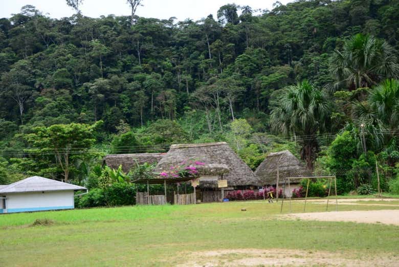 Disfrutando de la excursión a la Reserva Hola Vida