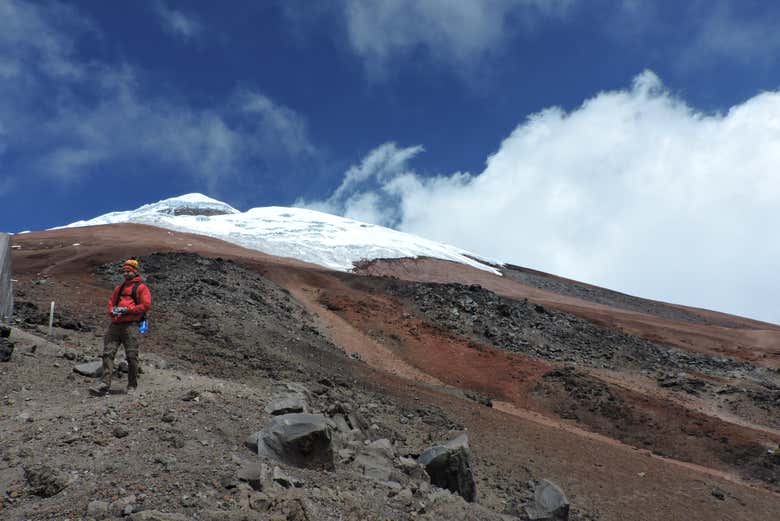 Vista sul vulcano Cotopaxi