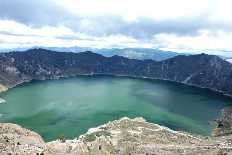 Views of Quilotoa Lake