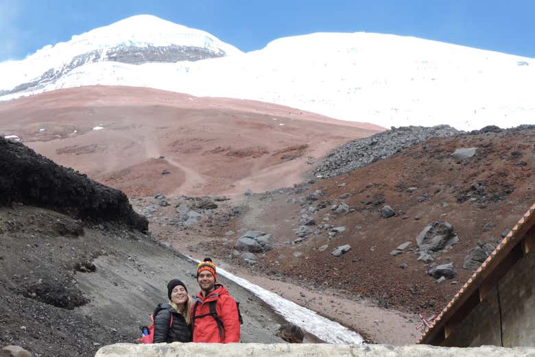 Trekking views from cotopaxi mountain